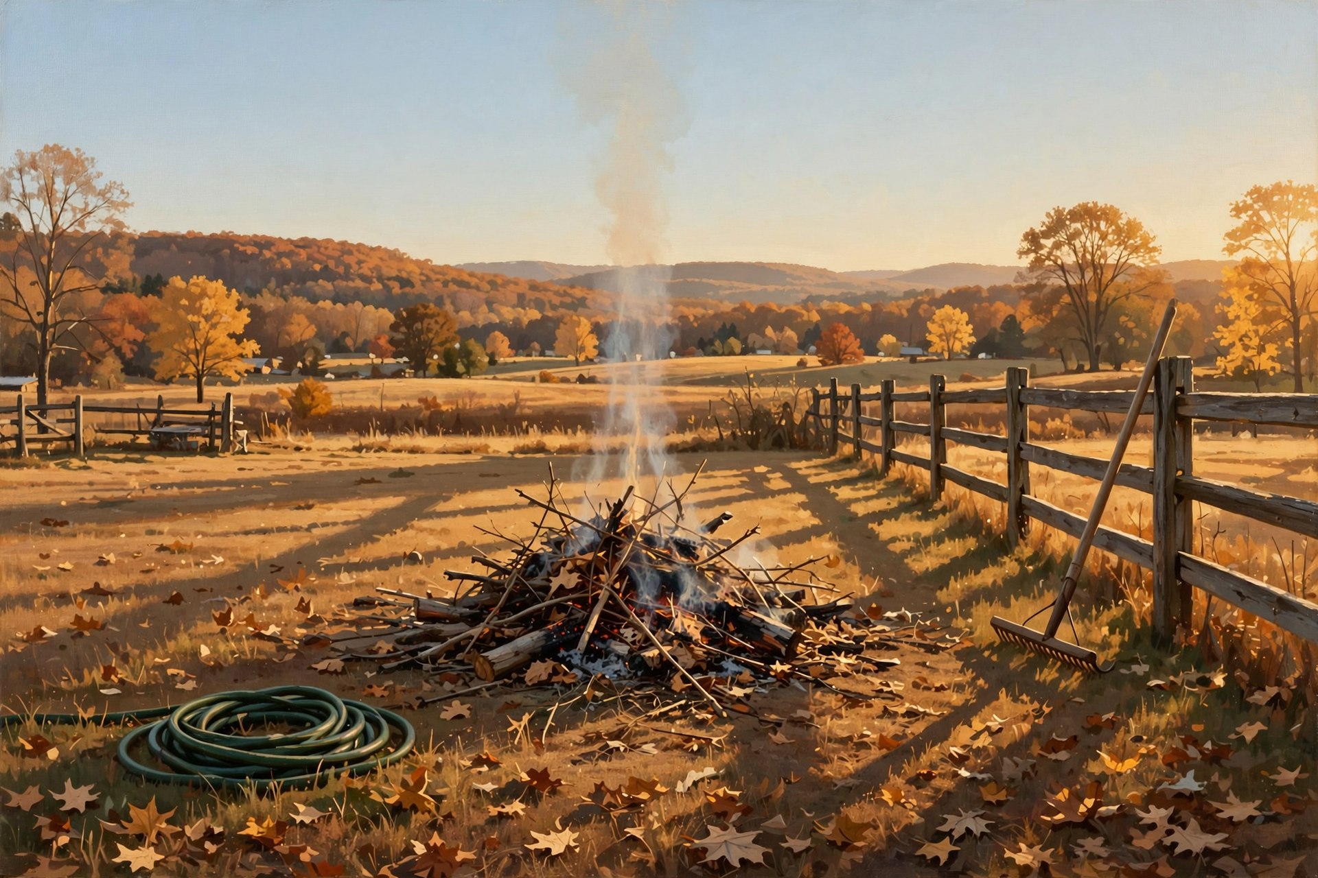Illustration for 🔥 Burn Piles: Today Is the Driest. Wednesday Is the Kindest.