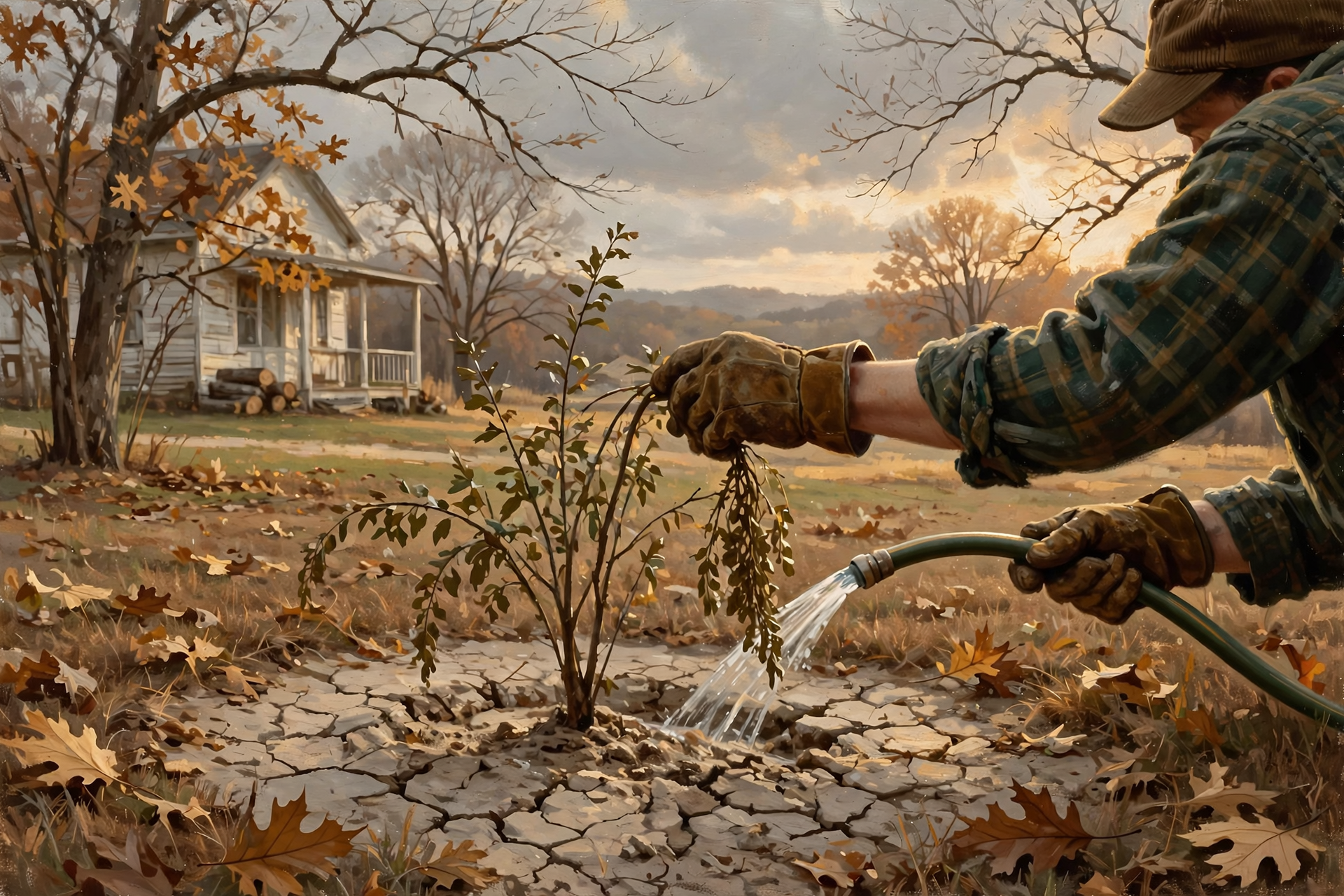 Illustration for 💧 The Rain Ledger: Still Behind, With a New Drought Map Thursday