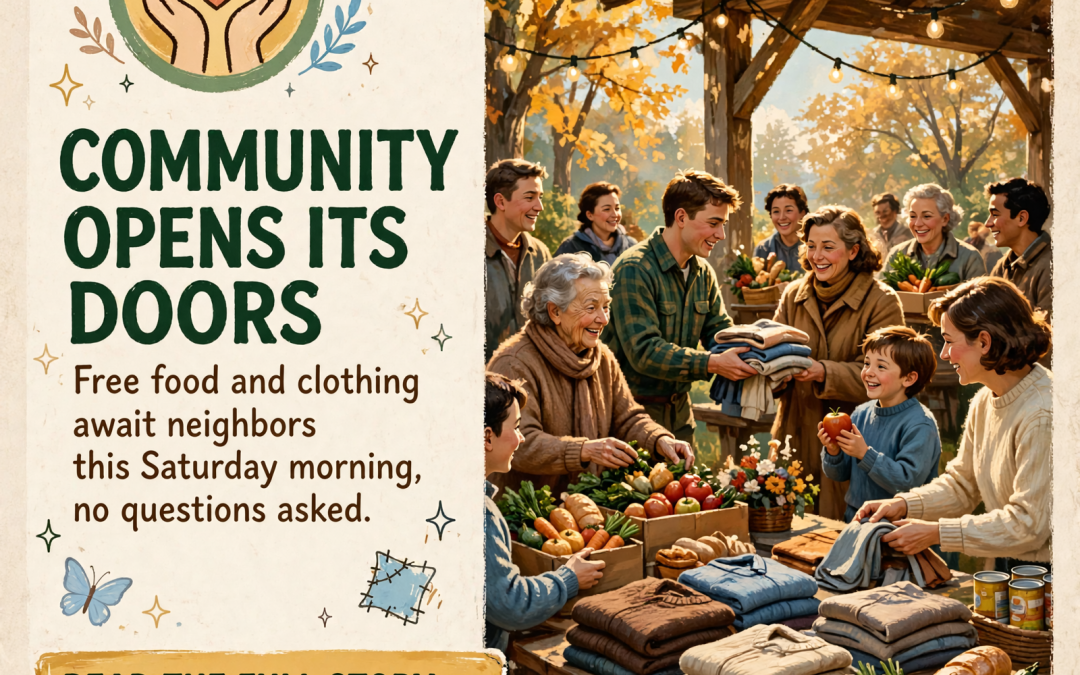 Free Food and Clothing Giveaway in Sparta, TN – Saturday, October 24th 🎁