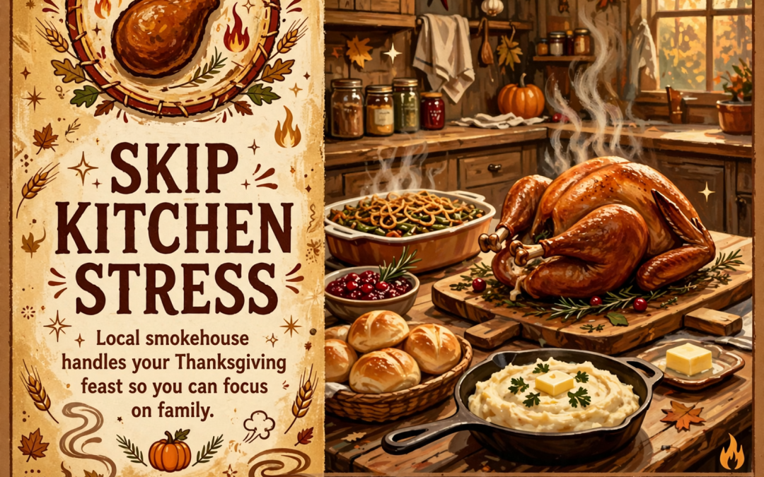 🦃 Order Smoked Turkey & Thanksgiving Sides from Morgan Brothers BBQ in Pikeville – Deadline November 13th