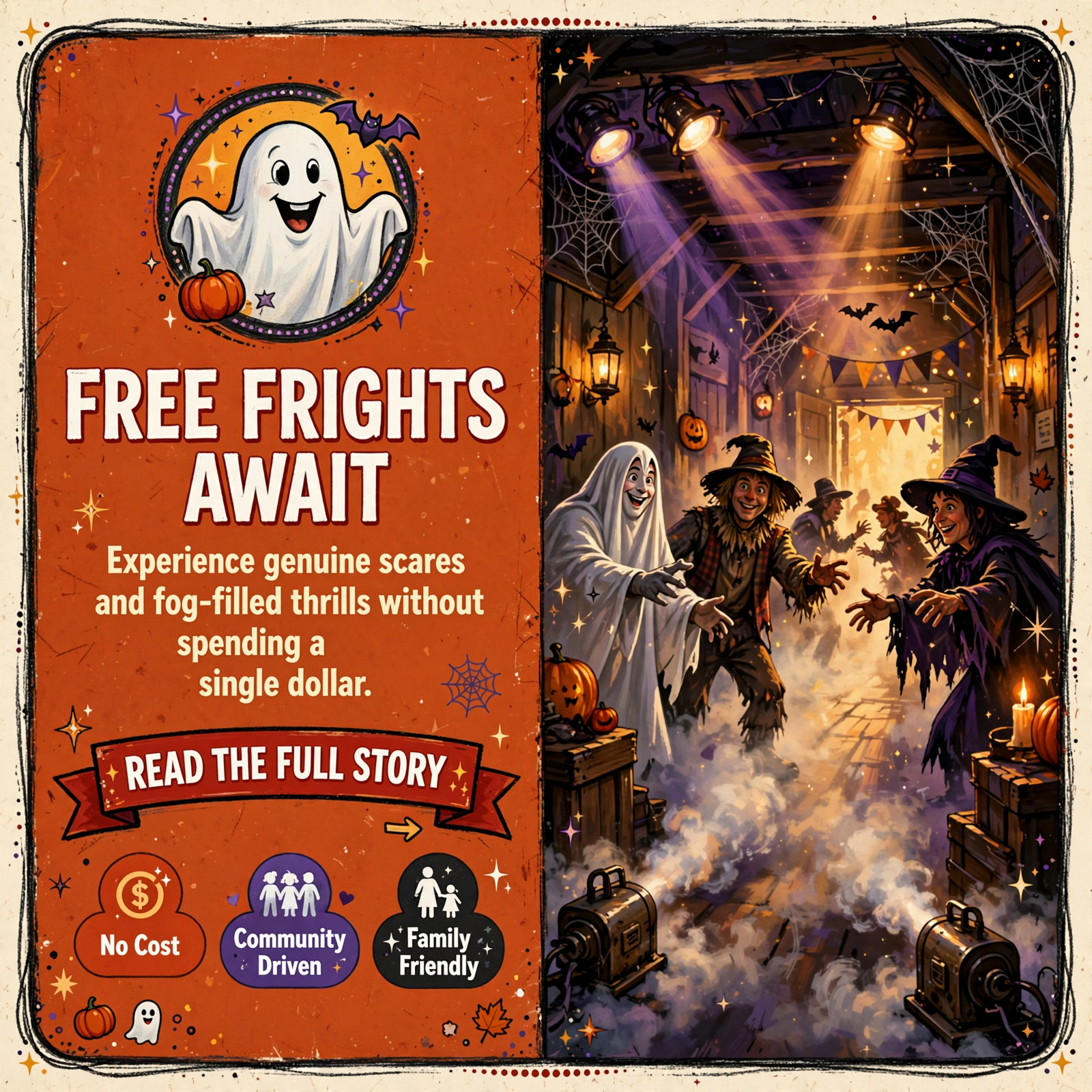 Featured image for "🎃 Free Haunted House Comes to Hill Circle Spooktacular - October 24th & 31st"