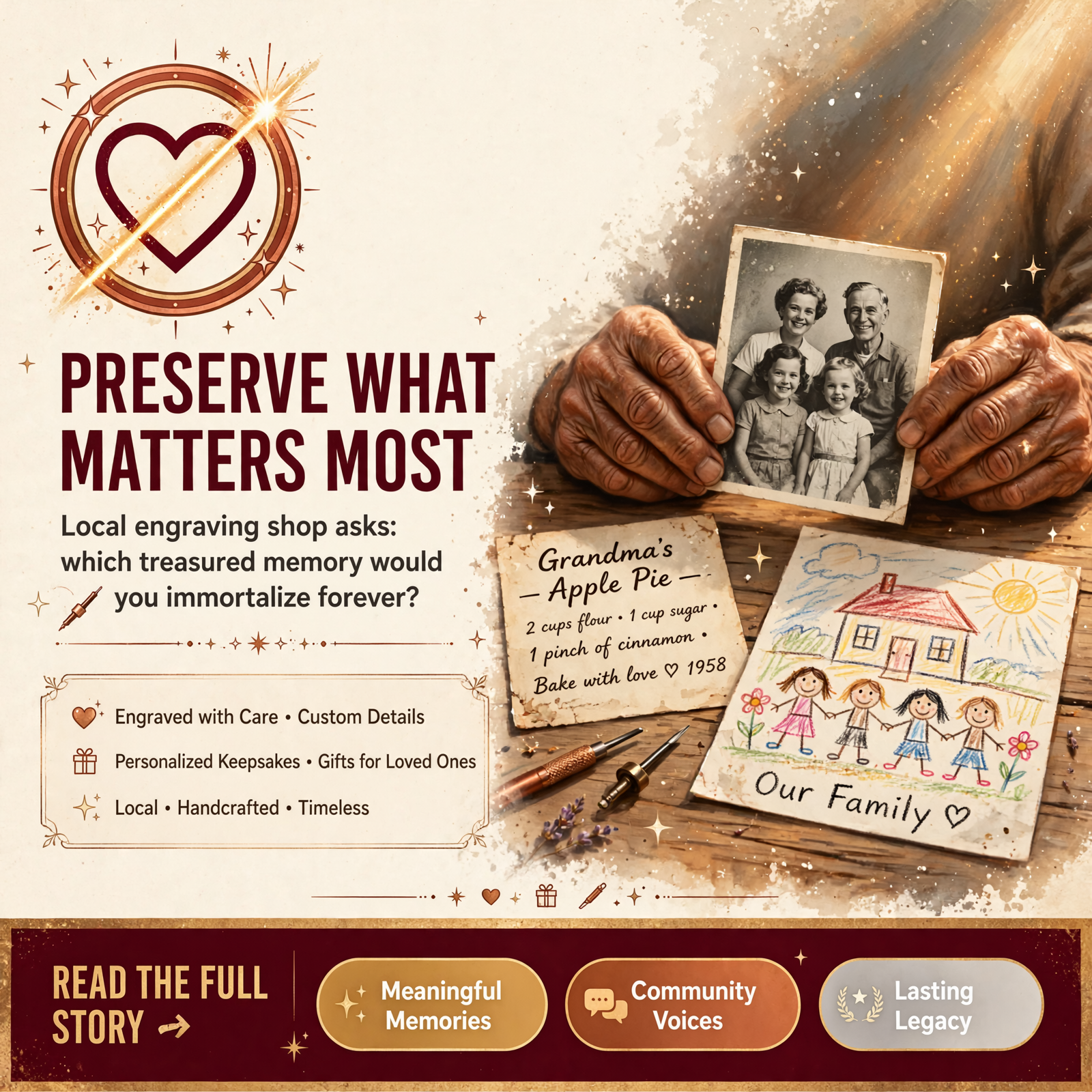 π What Would You Preserve? Country Boys Laser Engraving Seeks Community Input on Meaningful Keepsakes β Featured Image Featured image for "π What Would You Preserve? Country Boys Laser Engraving Seeks Community Input on Meaningful Keepsakes"