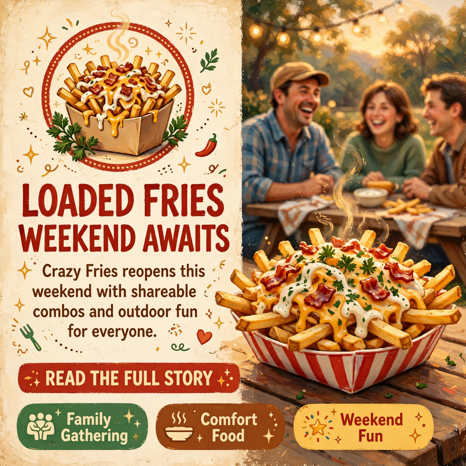 π Crazy Fries Back for the Weekend in South Pittsburg β Featured Image Featured image for "π Crazy Fries Back for the Weekend in South Pittsburg"