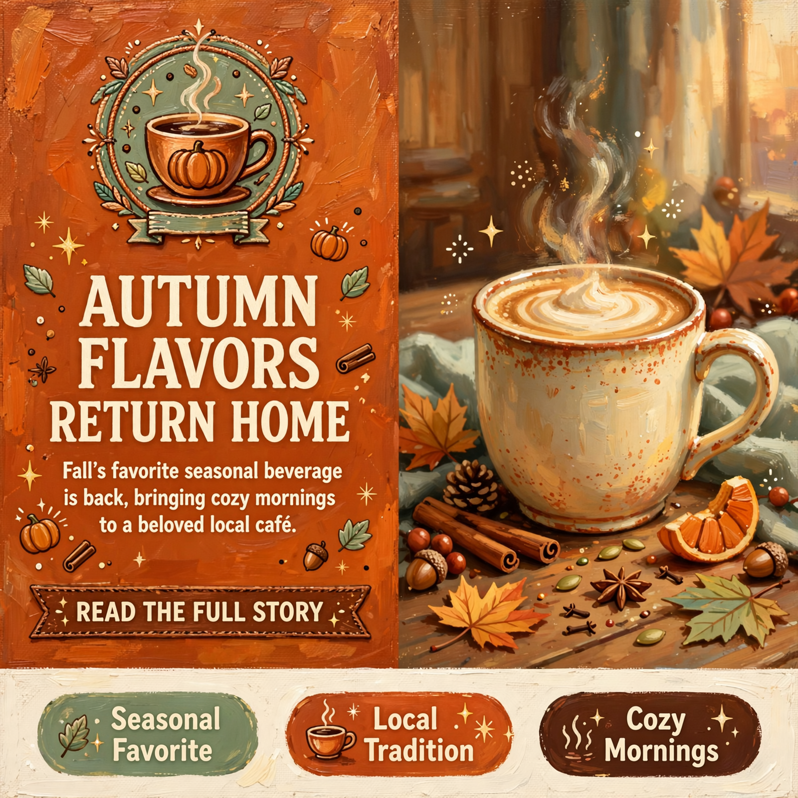 π Pumpkin Spice Latte Returns to Big Bad Breakfast β β Featured Image Featured image for "π Pumpkin Spice Latte Returns to Big Bad Breakfast β"