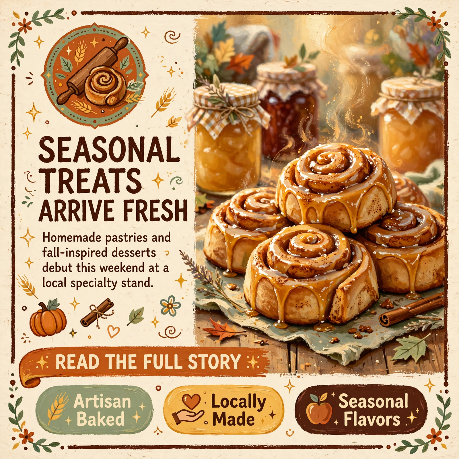 Featured image for "🍰 D.A.M GOOD Stand Serves Up Seasonal Treats in Hixson This Weekend"