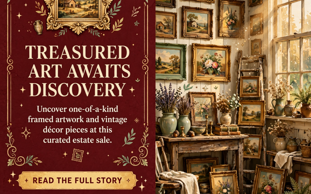 🖼️ Framed Art & Wall Decor Treasures at Sallee Estate Sale in Cookeville