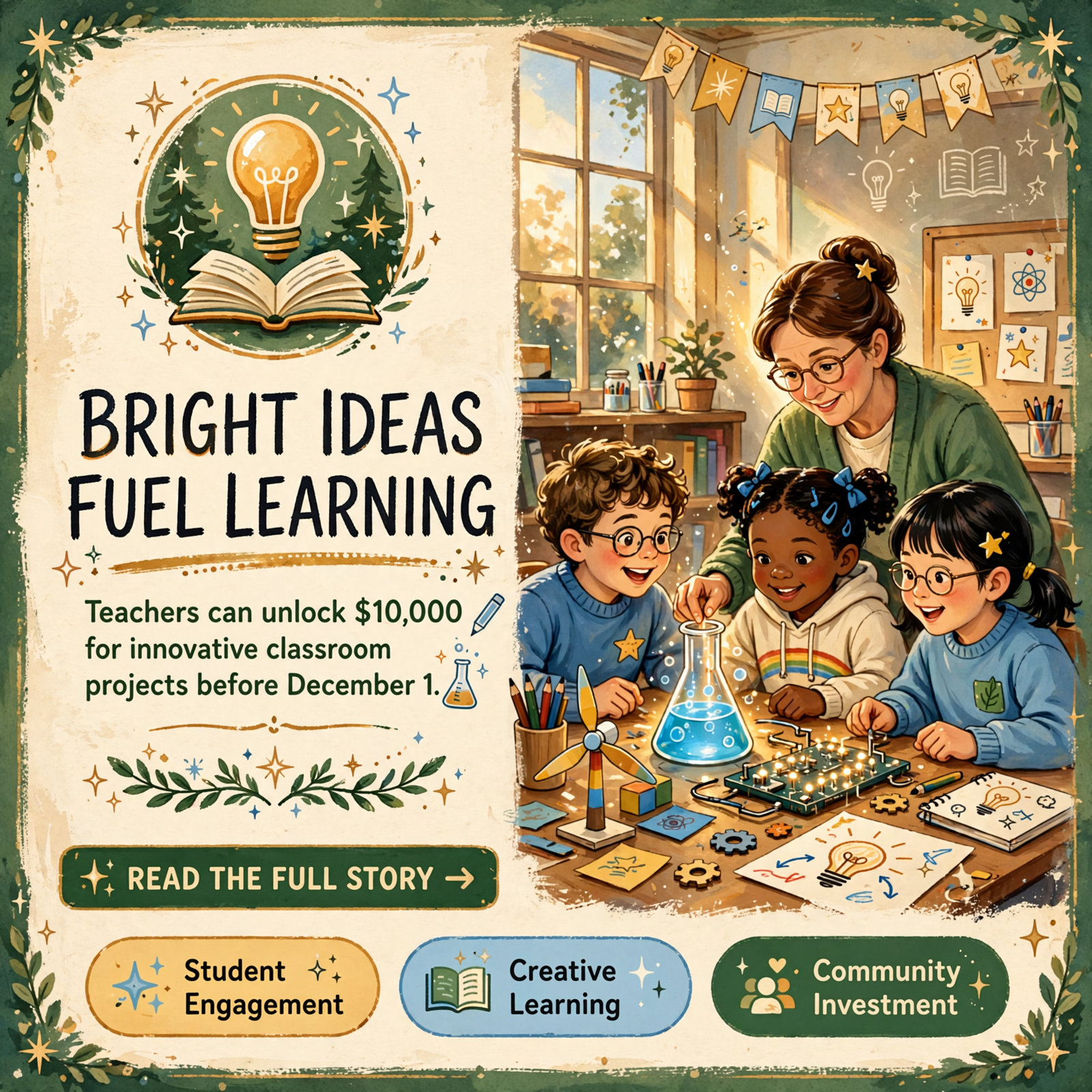 Featured image for "🎓 Sequachee Valley Electric Cooperative Opens 2026-2027 Bright Ideas Education Grant for Area Teachers"