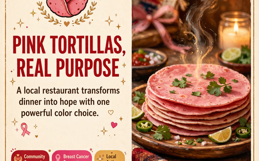 🎗️ Hernandez Mexican Food Serves Pink Tortillas for Breast Cancer Awareness