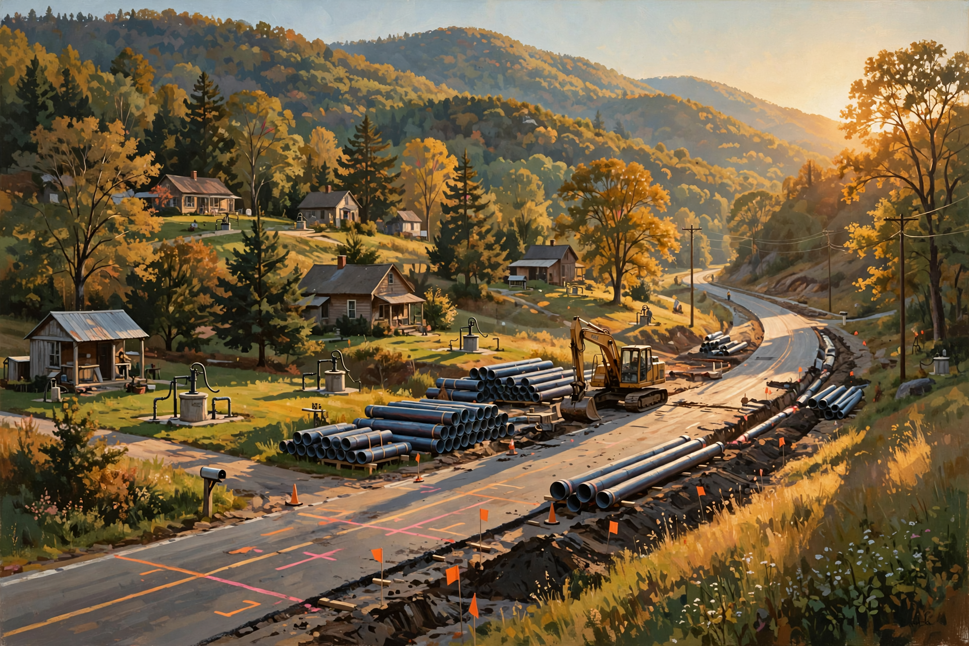 Illustration for 🚰 Neighbors: Chattanooga Votes to Bring City Water to Raccoon Mountain Homes on Wells