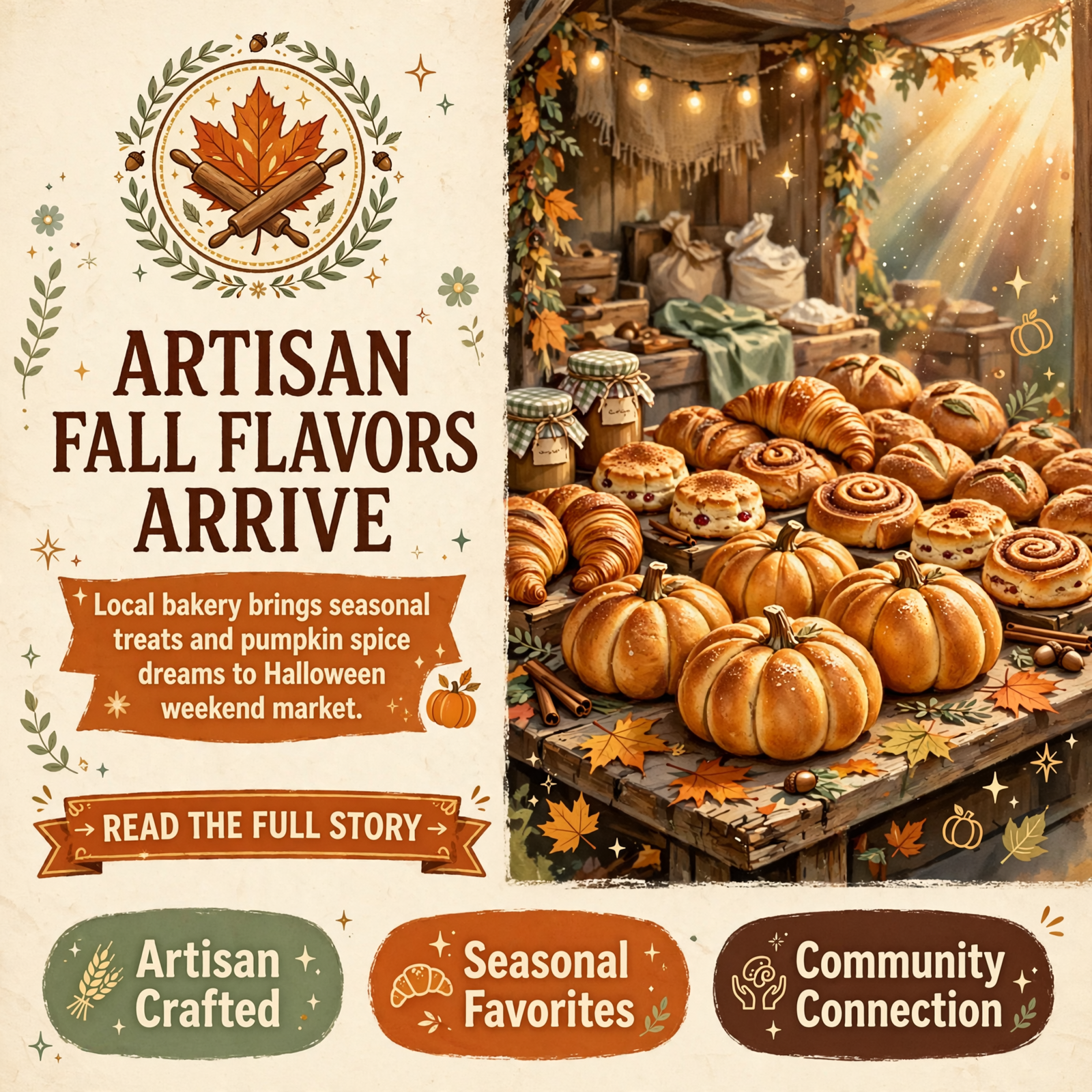 Featured image for "🎃 Heritage Bakehouse Brings Fall Flavors to Pop-Up Market in Ringgold"