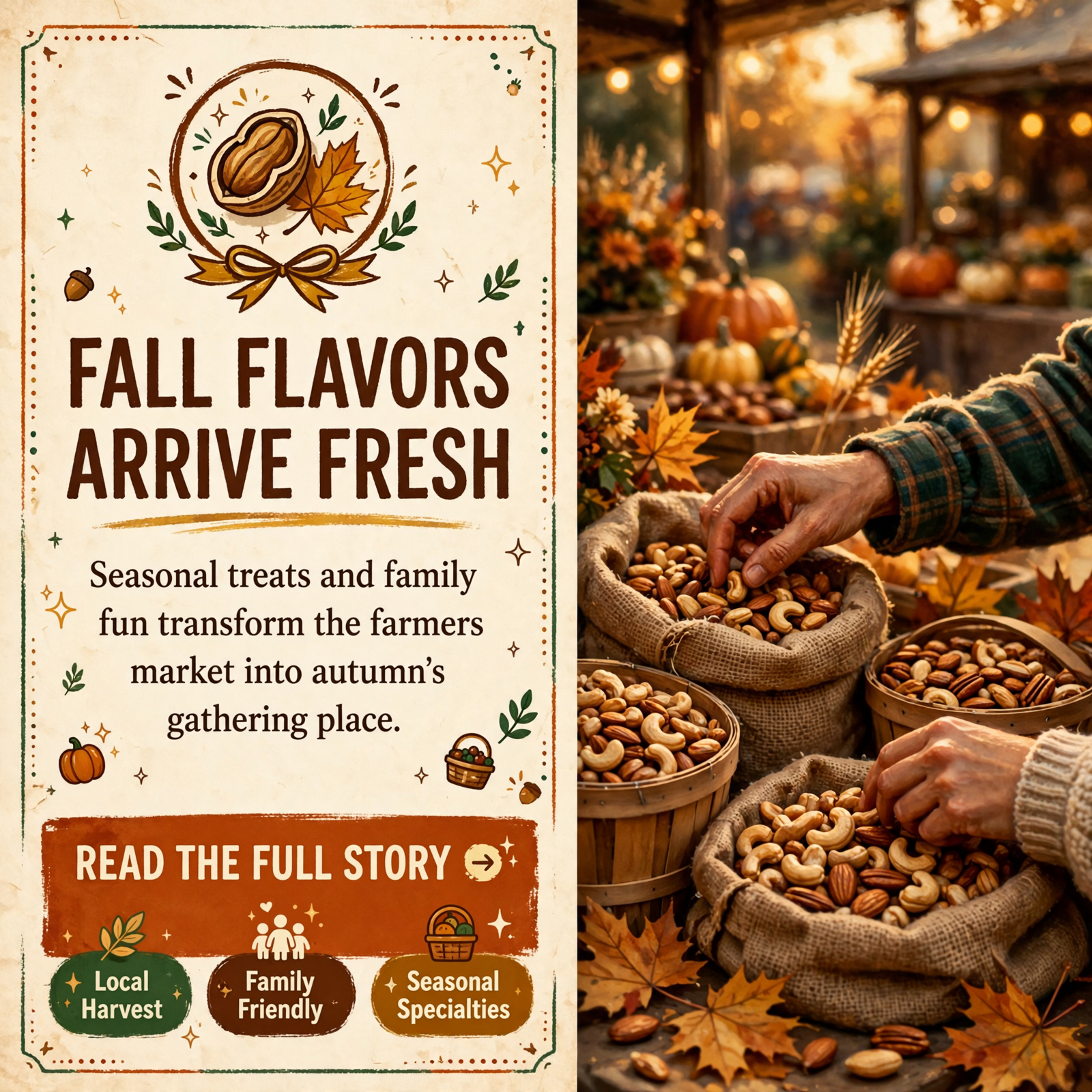 Featured image for "🥜 King Louie's Nuts Brings Fall Flavors to Dunlap Farmers Market"