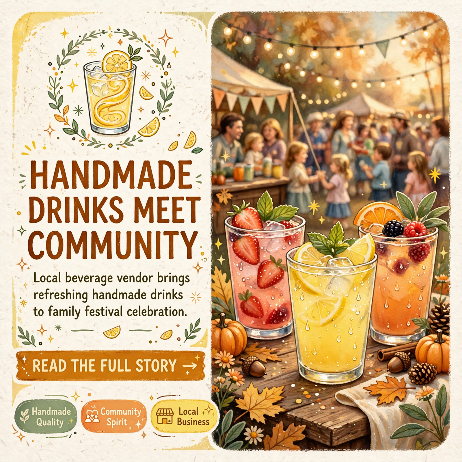 Featured image for "🍋 Sister Swigs Brings Handmade Drinks to Kimball Christian Academy Fall Festival"