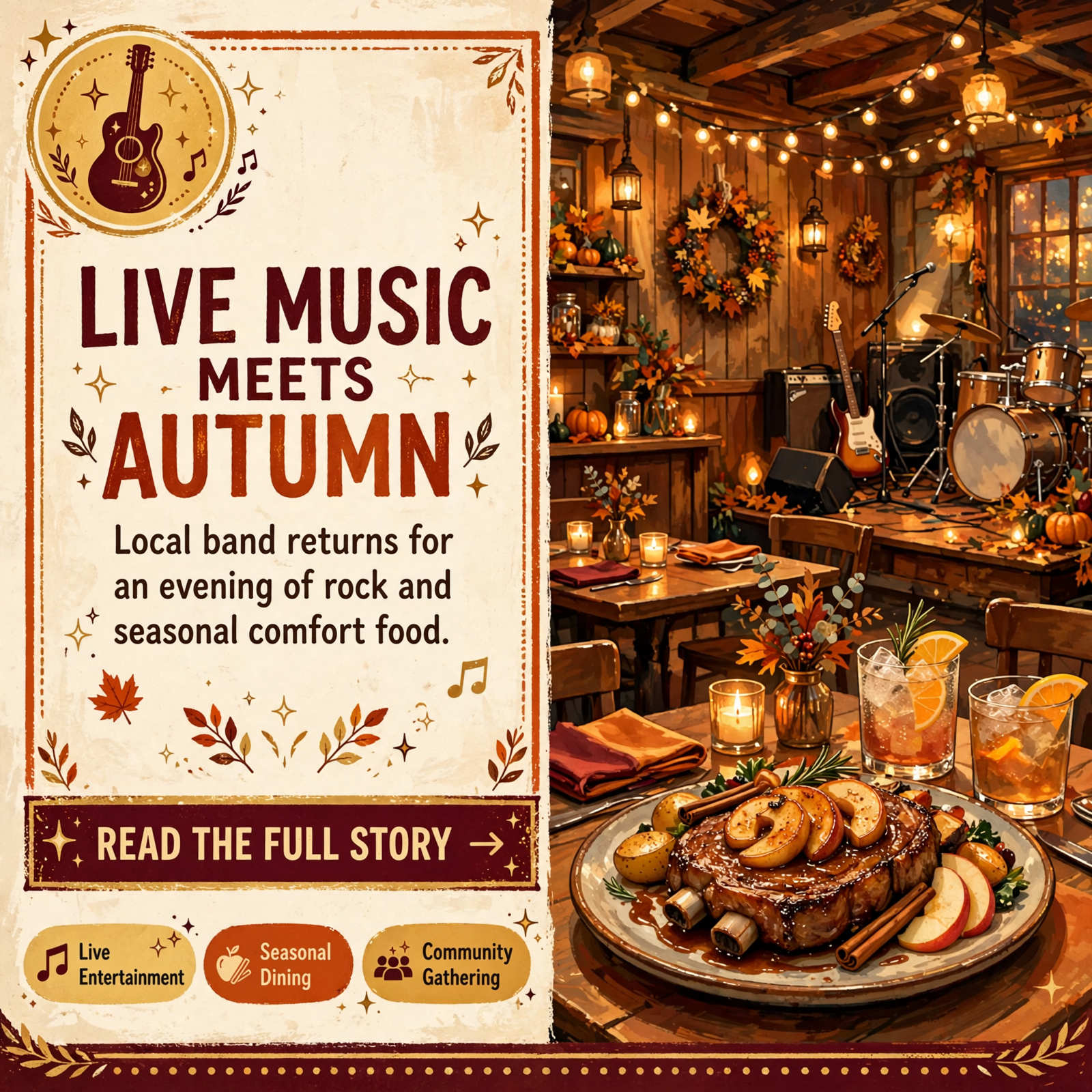 Featured image for "🎸 Live Music & Fall Specials at The Ugly Mug Bar & Grill in Spencer"