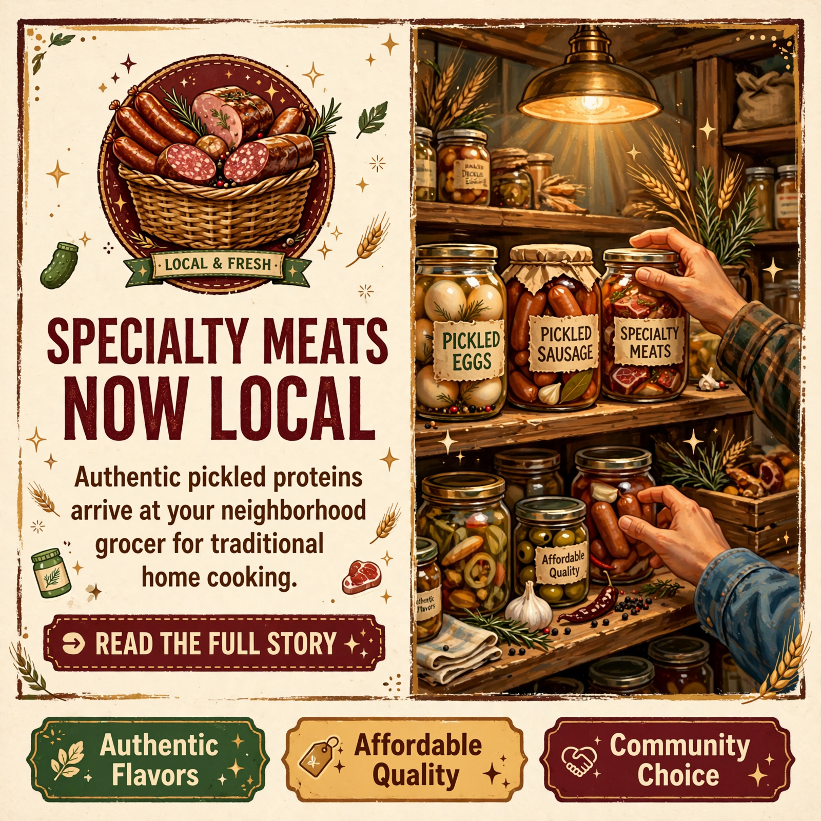 Featured image for "🥩 Save A Lot Expands Meat Department with Pickled Specialties"