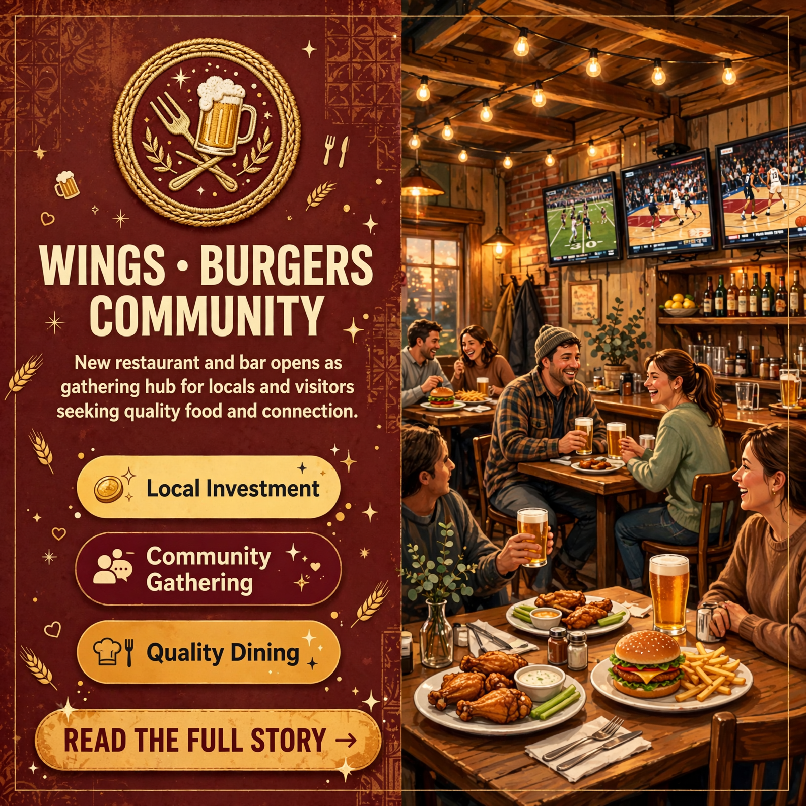 Featured image for "🎉 Willy T's Off Main Opens in Pikeville - New Restaurant and Bar Brings Wings, Burgers, and Community Gathering Space"