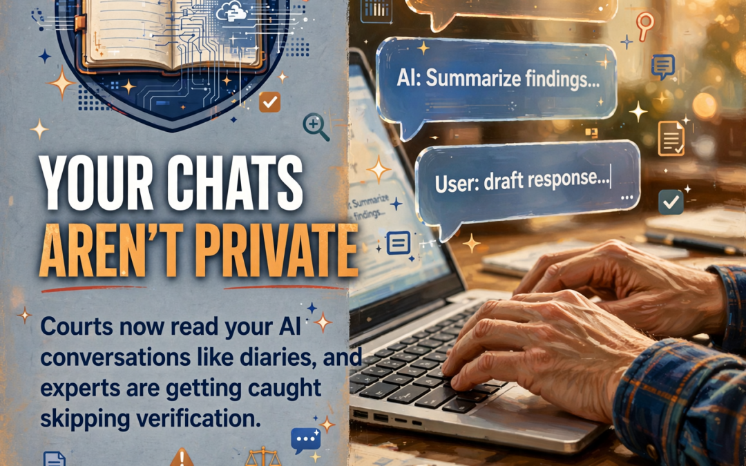📓 Your AI Chats Aren’t a Diary Under the Mattress: A Court Opens Them Up, Hallucination Cases Slow Down, and Experts Get Caught Not Checking