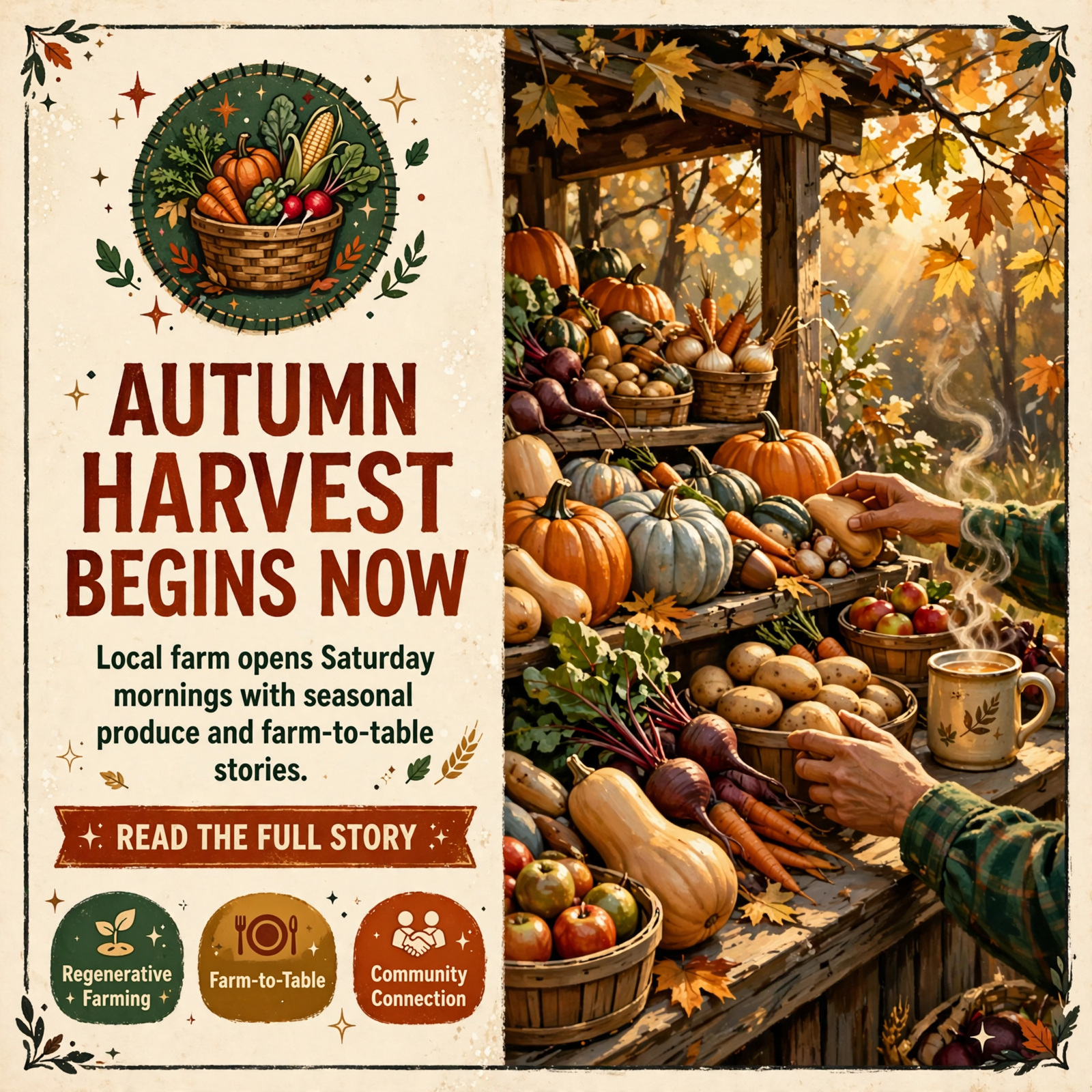 Featured image for "🍂 Fall Harvest Season Opens at Sequatchie Cove Farm Trading Post"