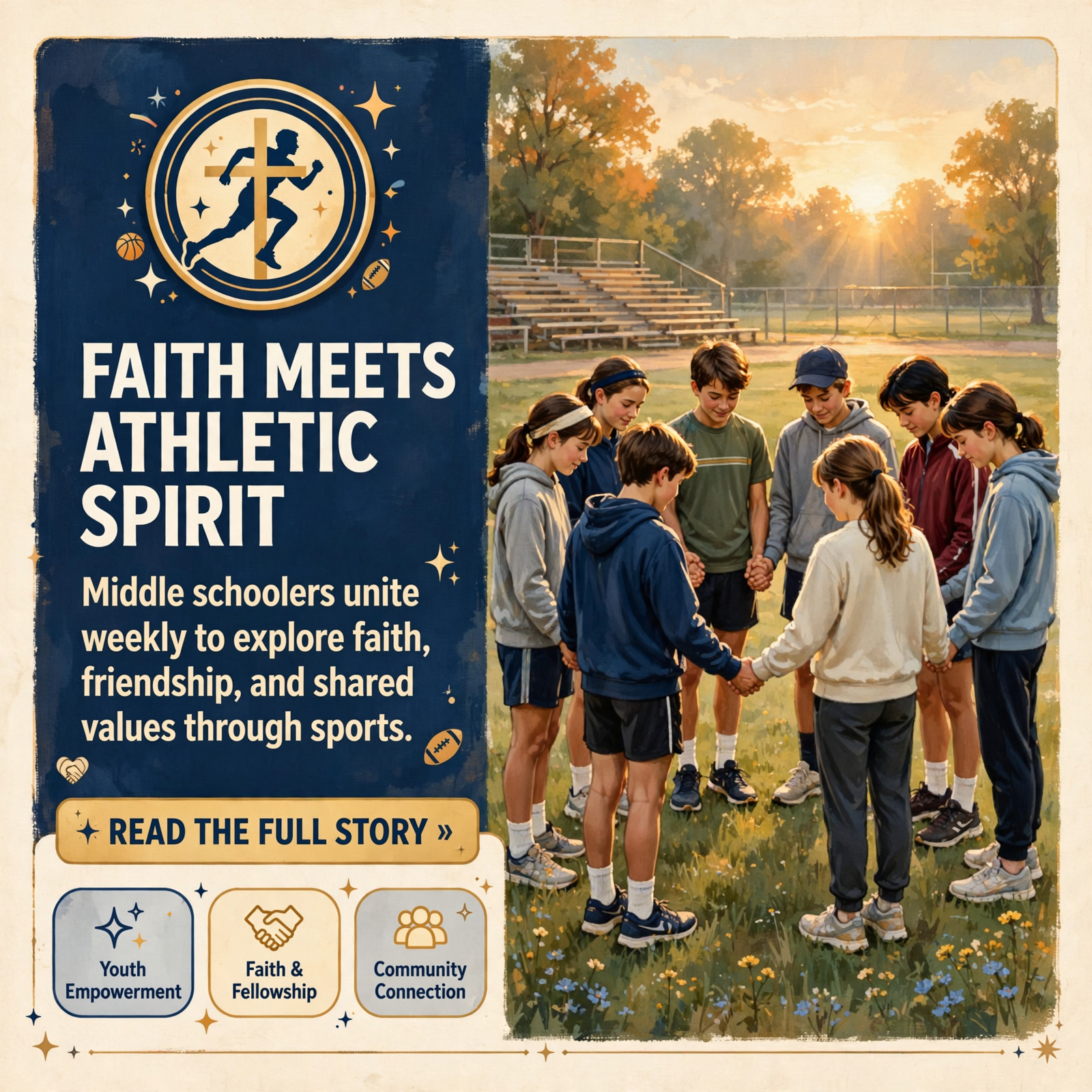 Featured image for "⛪ Whitwell Middle School FCA Invites Students to Weekly Meetings and Fields of Faith Worship Event"