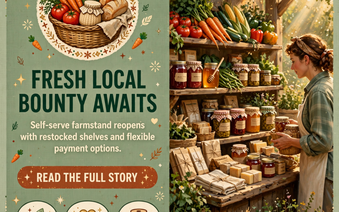 🥬 Piney Pantry Farmstand Restocked and Ready in Spencer