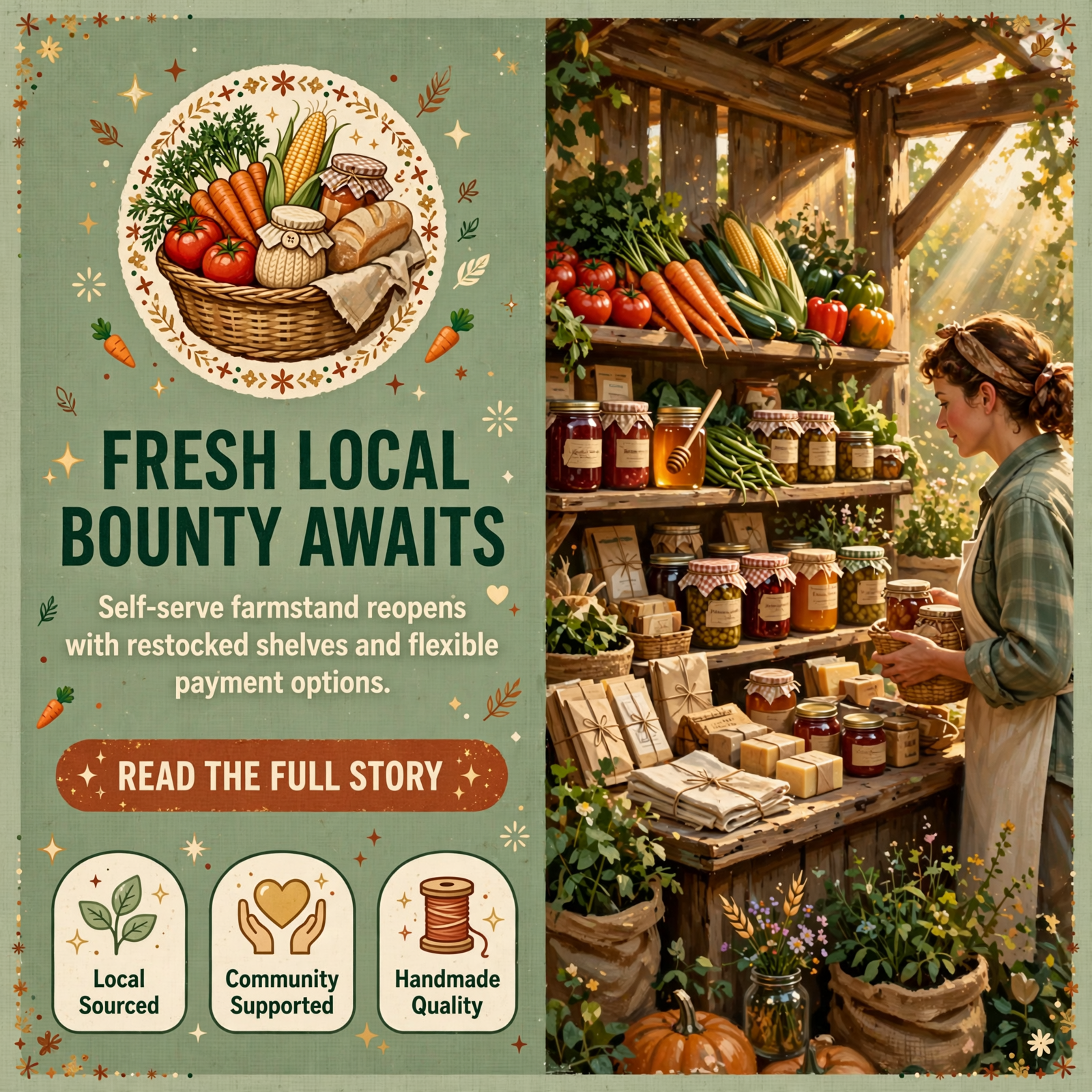 Featured image for "🥬 Piney Pantry Farmstand Restocked and Ready in Spencer"