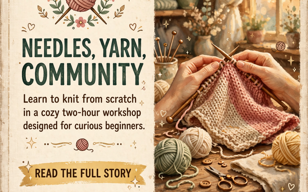 🧶 Absolute Beginner Knitting Class Comes to Pikeville