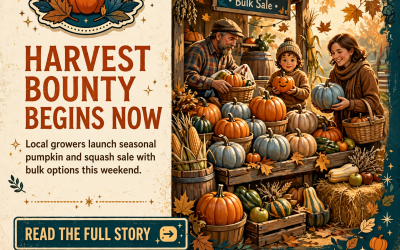 🎃 Fall Pumpkin and Squash Sale Starts This Weekend