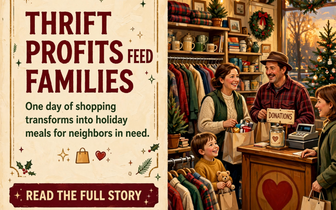 🎁 CWC Thrift Store Dedicates Day’s Profits to Holiday Meals in Whitwell
