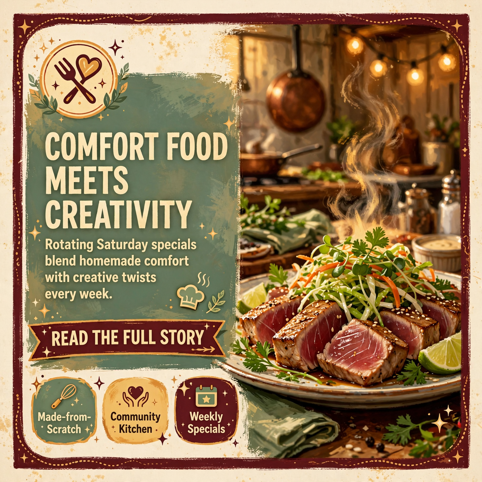 Featured image for "🍽️ Fix'nz 4 The Soul Brings Saturday Specials & Comfort to Dunlap"