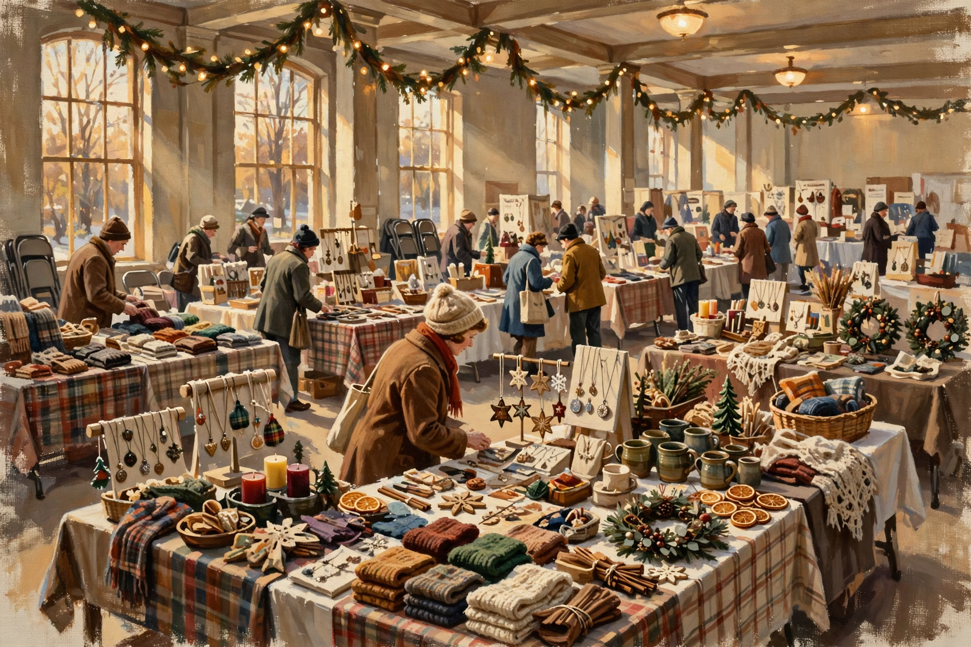 Illustration for 🧶 Browse Three Days of Handmade Gifts at Oak Ridge's 49th Pilot Club Arts & Crafts Fair