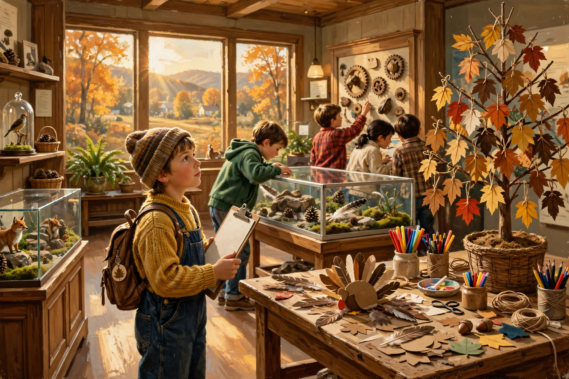 Illustration for 🦃 Burn Off the Pie With a Turkey Scavenger Hunt at Murfreesboro's Discovery Center