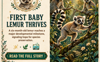 🎉 Tennessee Aquarium Celebrates First Baby Lemur’s 6-Month Milestone