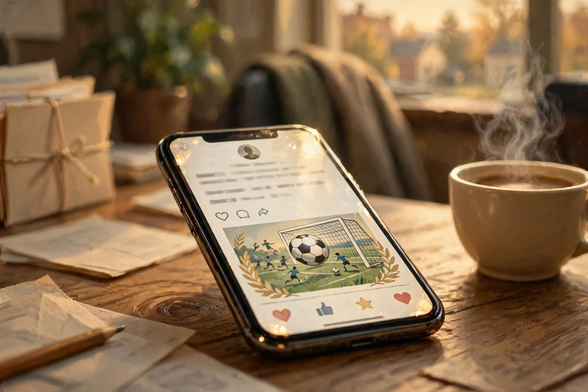 Illustration for 📱 Spyware in a Soccer Ad