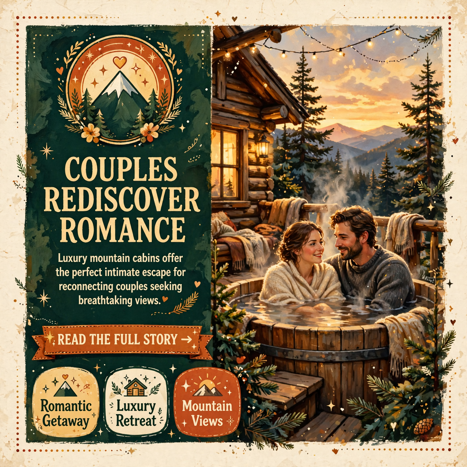 Featured image for "🏔️ Mountain's Ledge Resort on Signal Mountain Offers Couples a Romantic Mountain Escape"