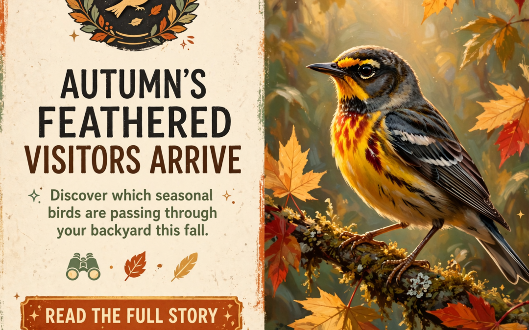 🍂 Fall Birdwatching Guide: Spot Seasonal Visitors in Your Backyard