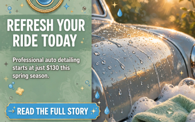 🚗 Full Detail Packages Start at $130 – Stephen’s Auto Spa Welcomes Used Car Buyers