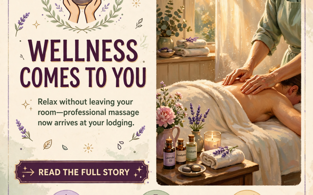 🧖‍♀️ Mountain Mobile Massage Brings Onsite Wellness to Sewanee Lodging