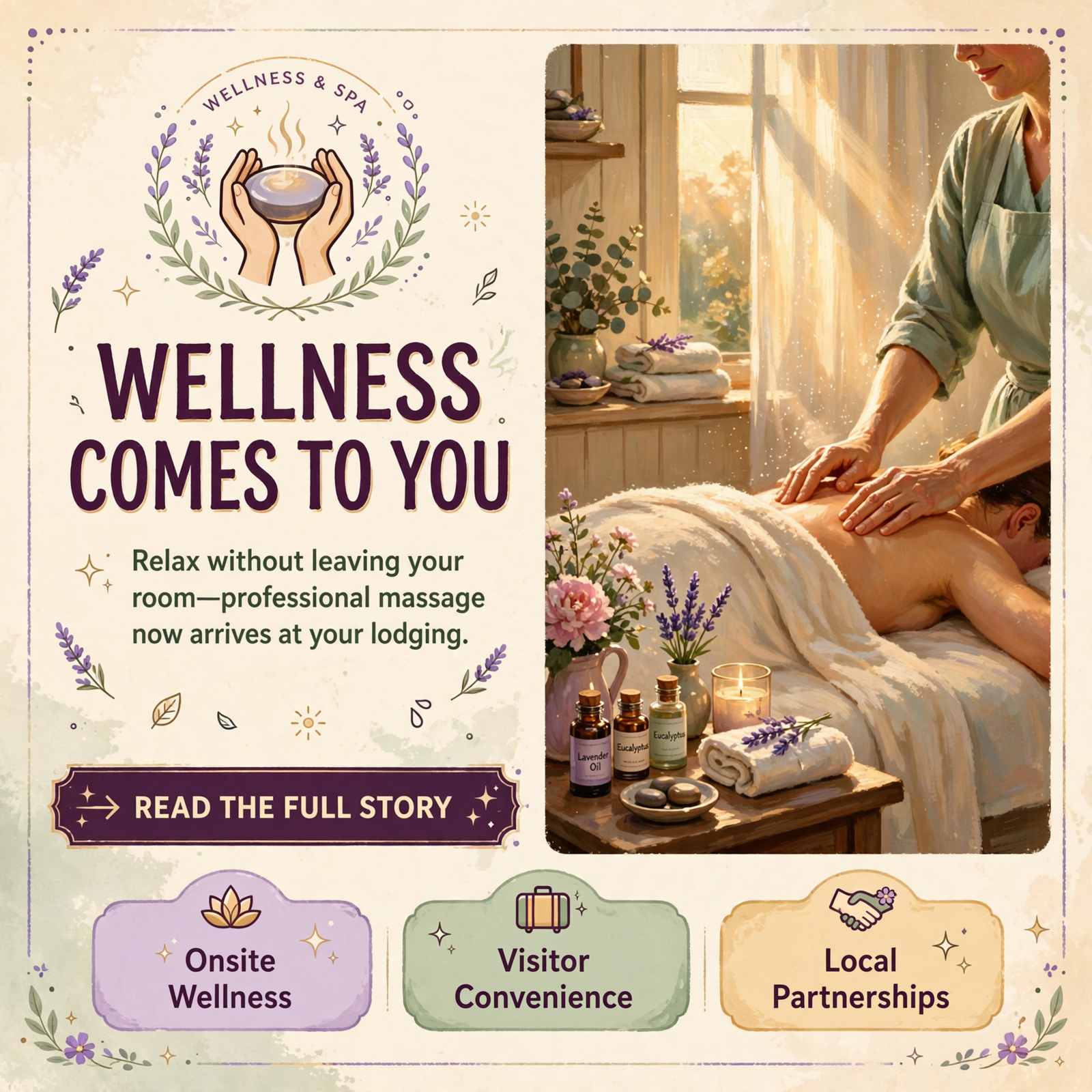 Featured image for "🧖‍♀️ Mountain Mobile Massage Brings Onsite Wellness to Sewanee Lodging"