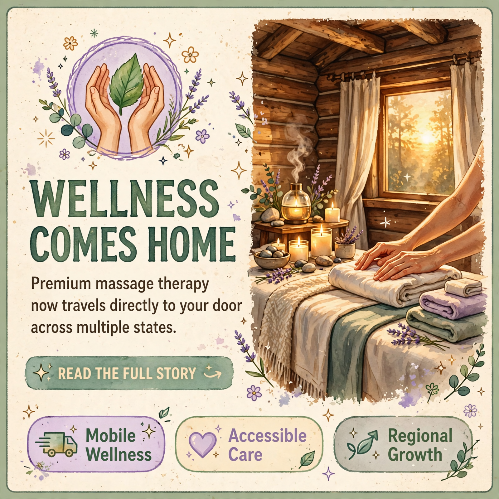 Featured image for "🧖‍♀️ Mountain Mobile Massage Expands Wellness Services Across Tennessee and Beyond"