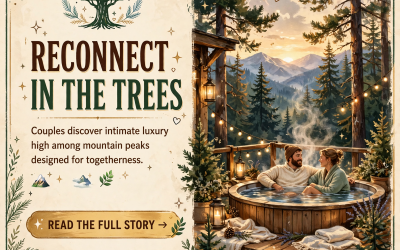 🏡 Romantic Mountain Escape: Bolt Farm Treehouse Offers Couples a Place to Reconnect