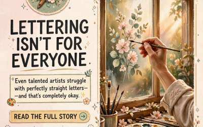 🎨 Window Artist Shares the Honest Side of Sign Painting – Florals Over Lettering
