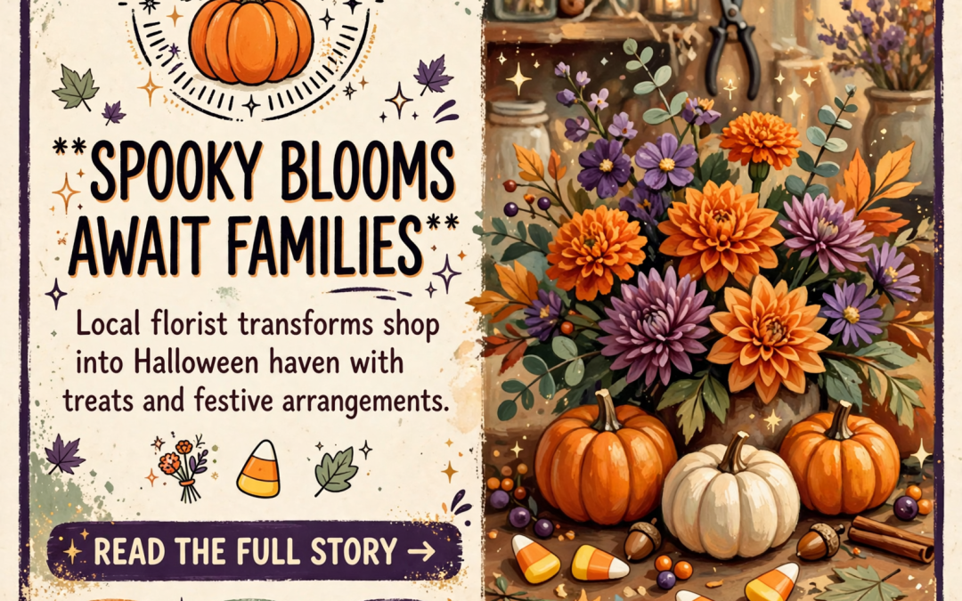 🎃 Halloween Fun Comes to Southern Pearl Florist with Spooky Arrangements and Boo Bash Candy