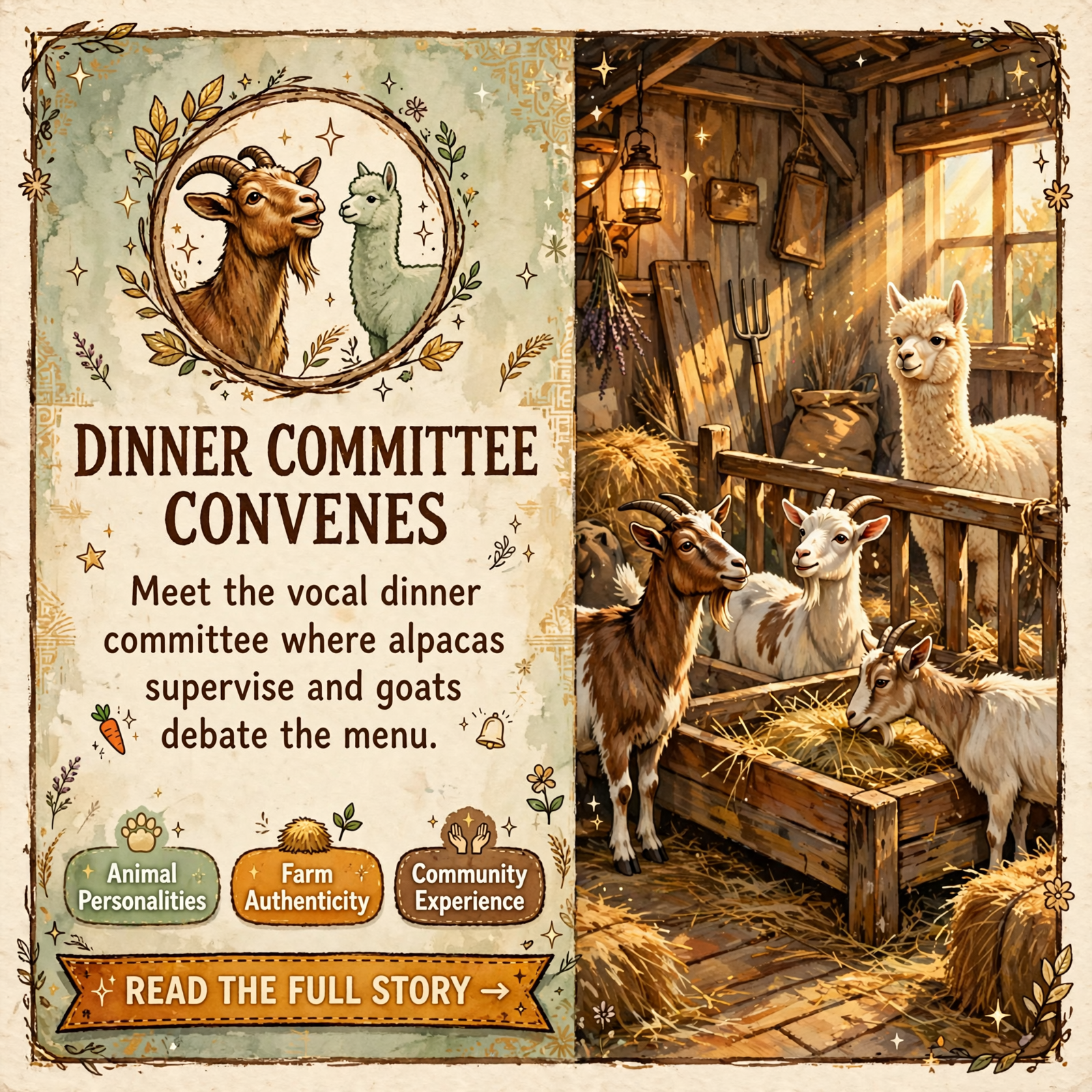 Featured image for "🐐 Life on the Farm: A Peek Into Dinner Time at Little Tail Farms"