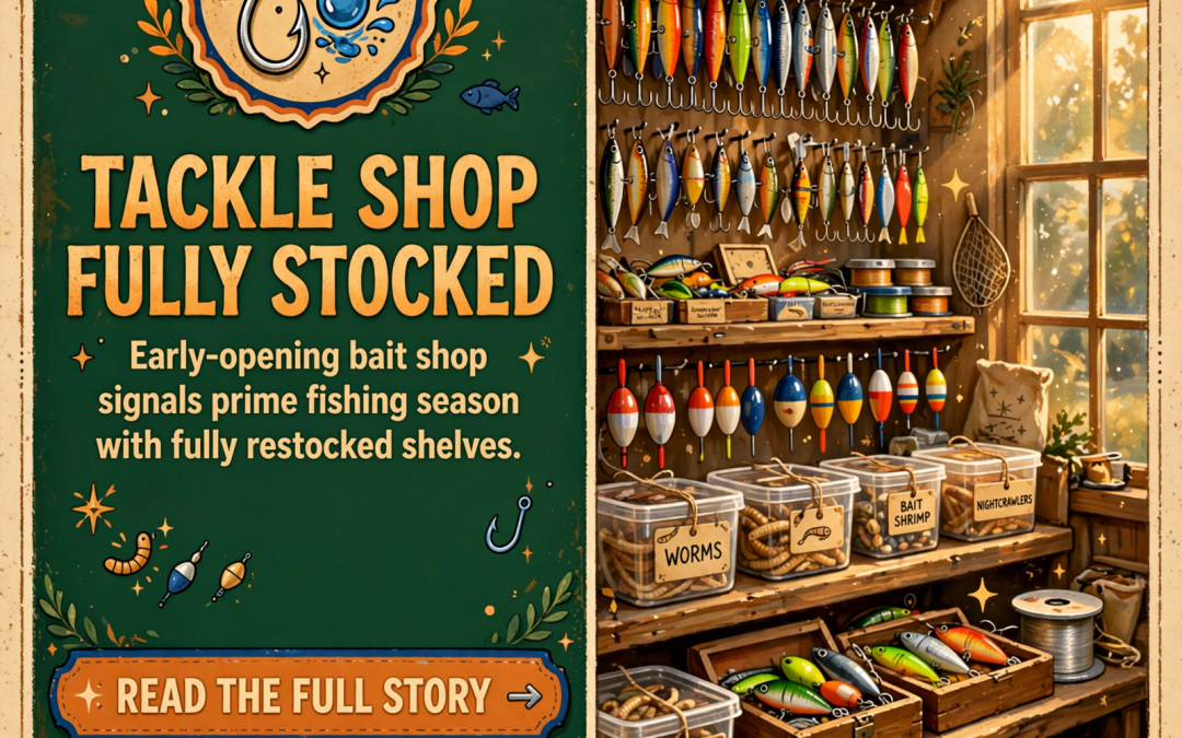 🎣 Jack’s Bait & Tackle Shop Fully Stocked and Ready for Weekend Fishing in Chattanooga