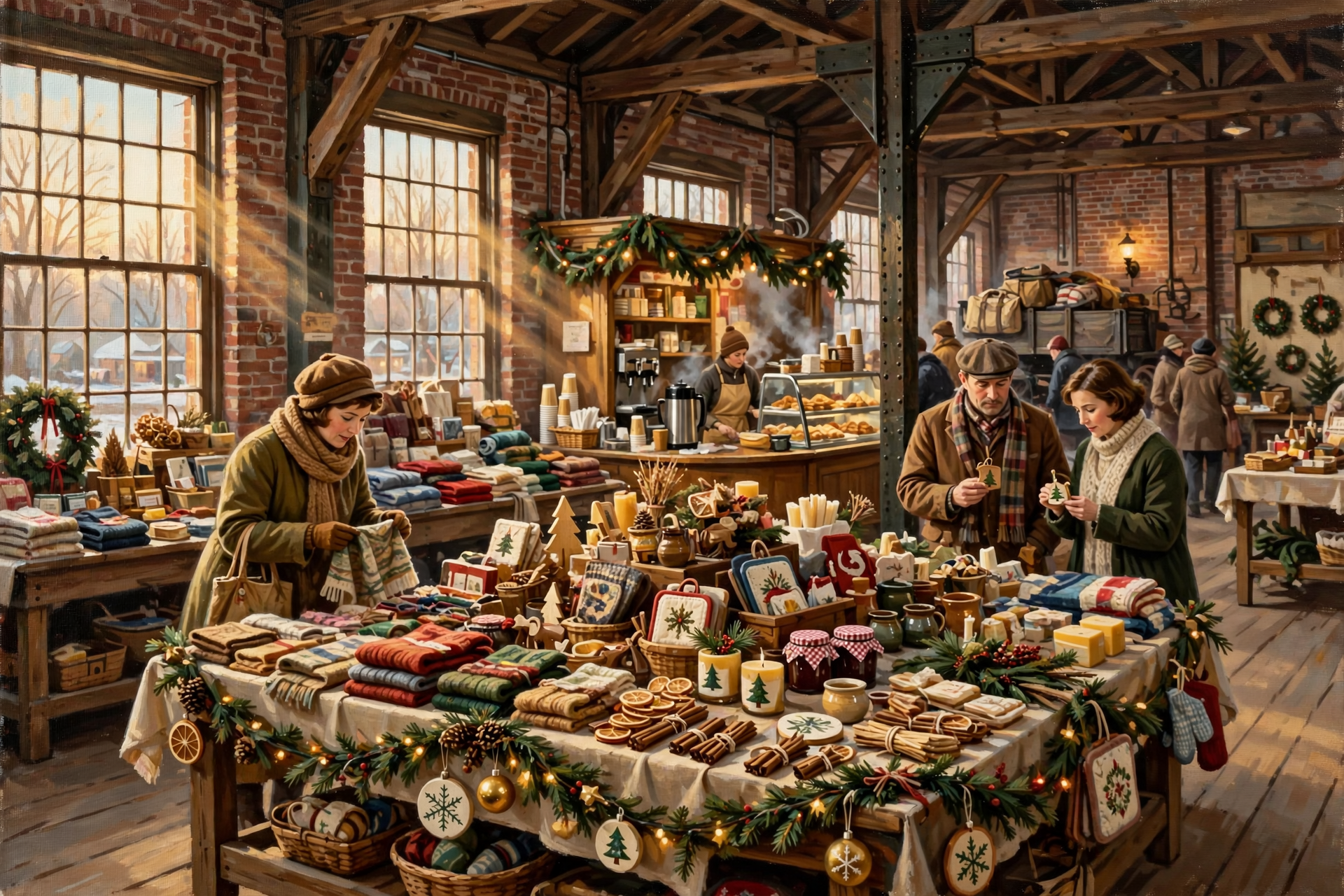 Illustration for 🚂 Shop for Christmas Inside Niota's Historic Train Depot