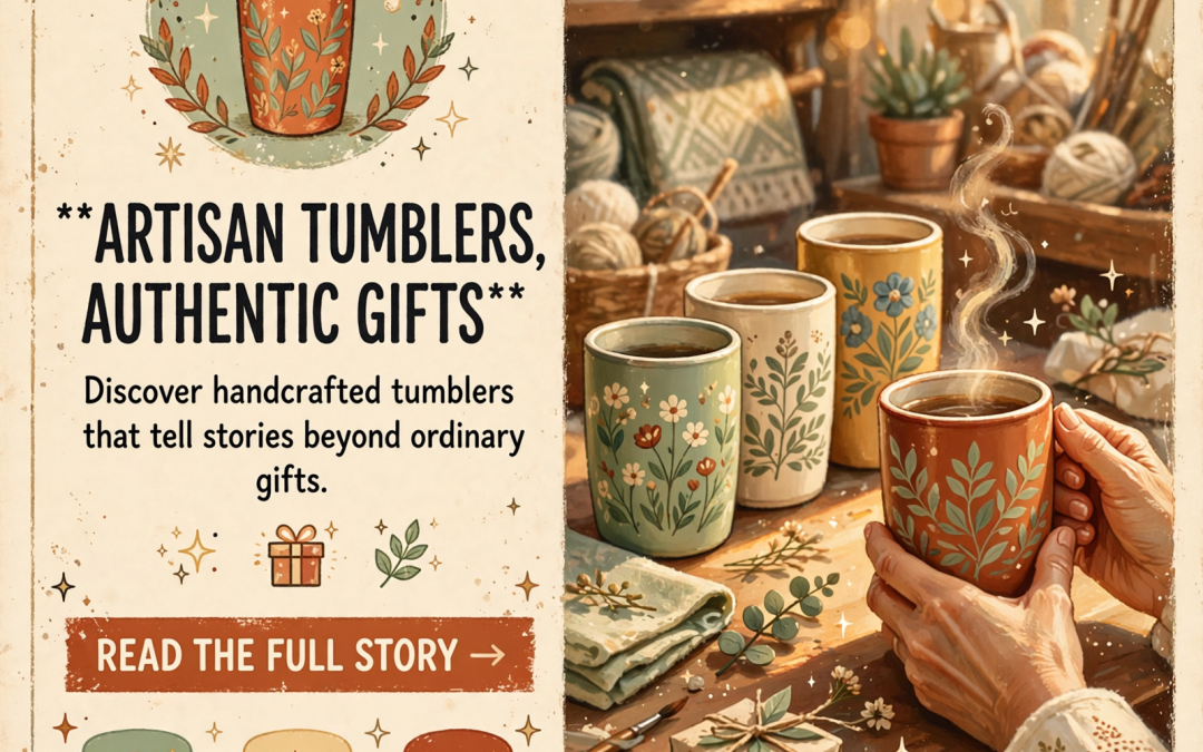 🎁 Handcrafted Tumblers at LaLa’s Bazaar – Unique Gifts for Every Occasion