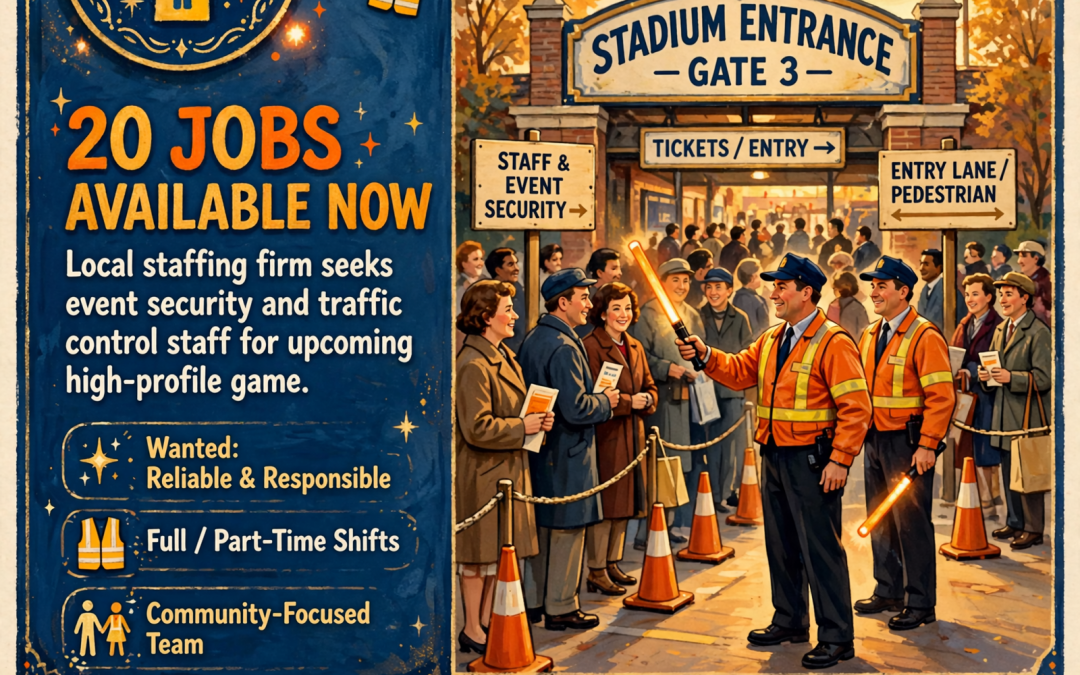🎯 Labor Finders Chattanooga Hiring 20 for Football Game Security and Traffic Control