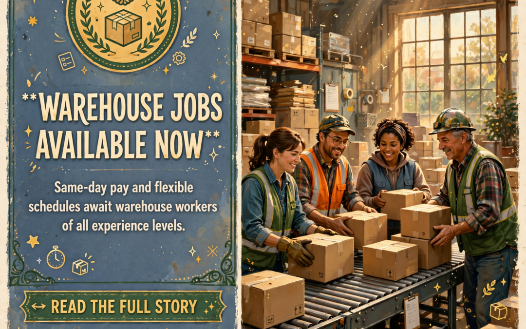💼 Labor Finders Chattanooga Now Hiring General Laborers and Shipping Staff