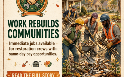 🛠️ Labor Finders Chattanooga Now Hiring Clean-Up Crews for Community Restoration Work
