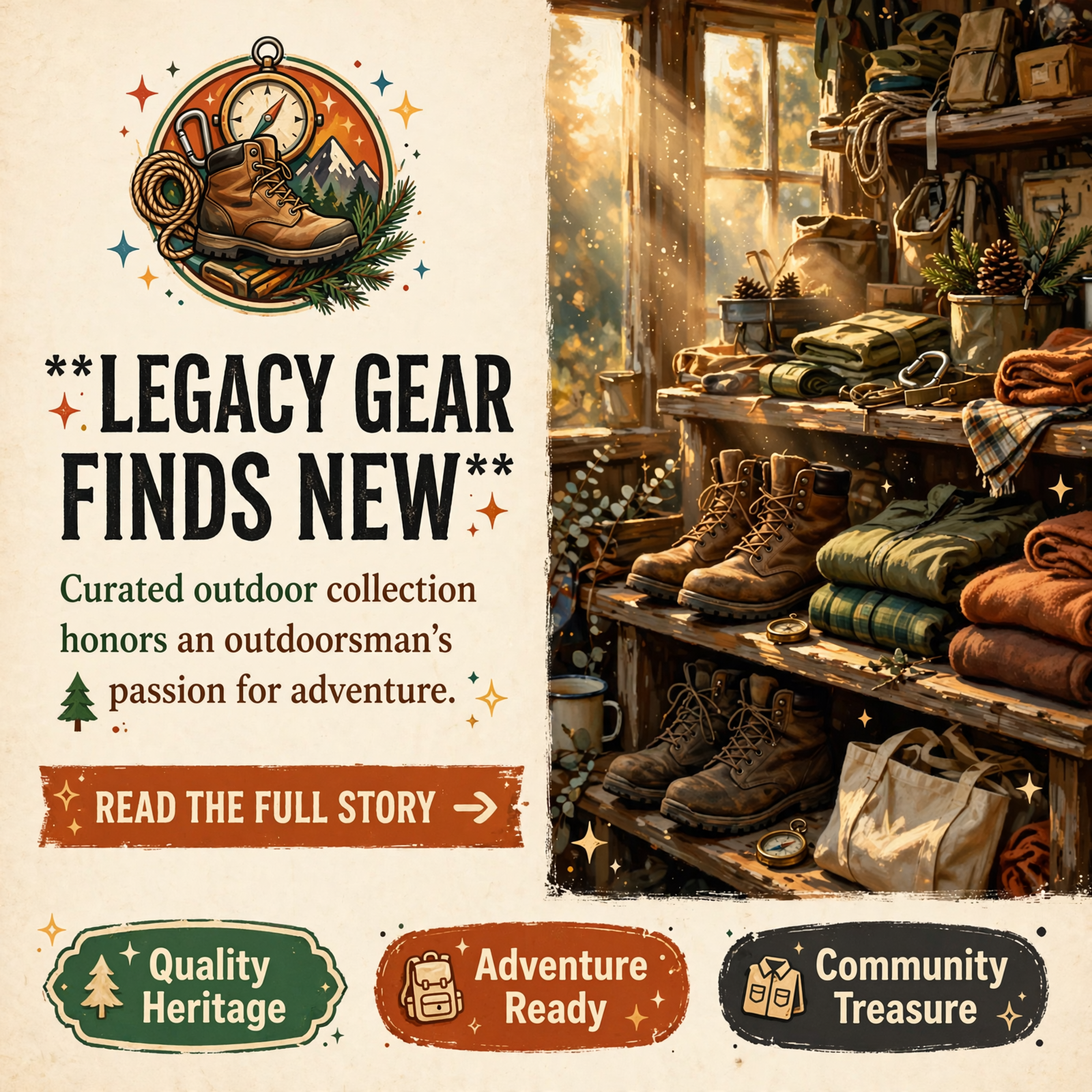 Featured image for "🥾 Sallee Estate Sale Brings Outdoor Gear Collection to Cookeville"