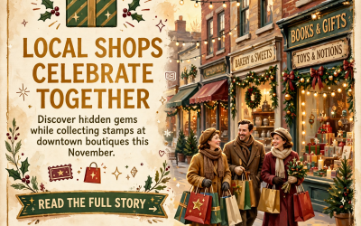 π Small Town Christmas Shop Hop Comes to Downtown Dunlap on November 7th